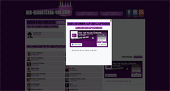 Desktop Screenshot of der-geburtstag-von.com